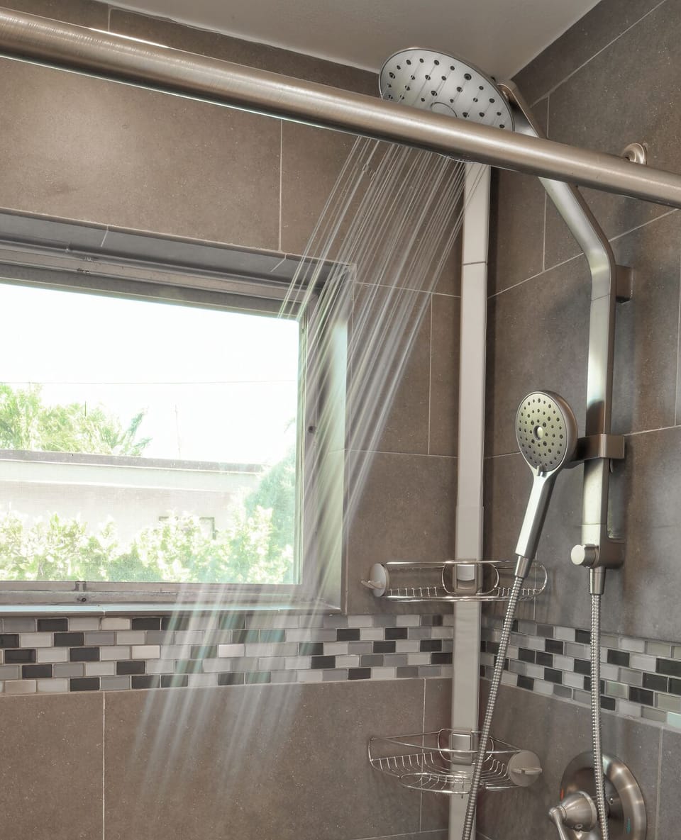 Suite #1 - Rain Shower in Bathroom