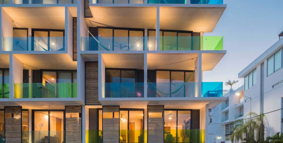Front of property - evening/night