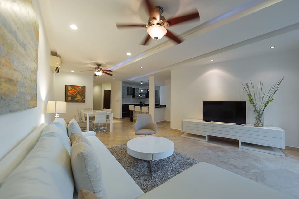 Apartment, 2 Bedrooms | Living area | Flat-screen TV
