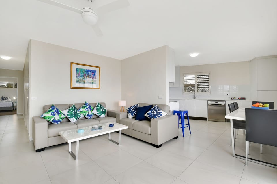 Panoramic Apartment, 2 Bedrooms, Ocean View | Living area | Flat-screen TV
