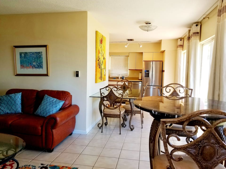 Dining area with ocean view