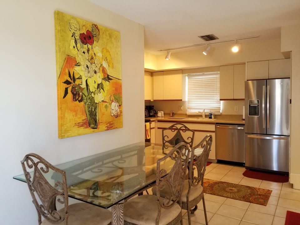Dining area with ocean view