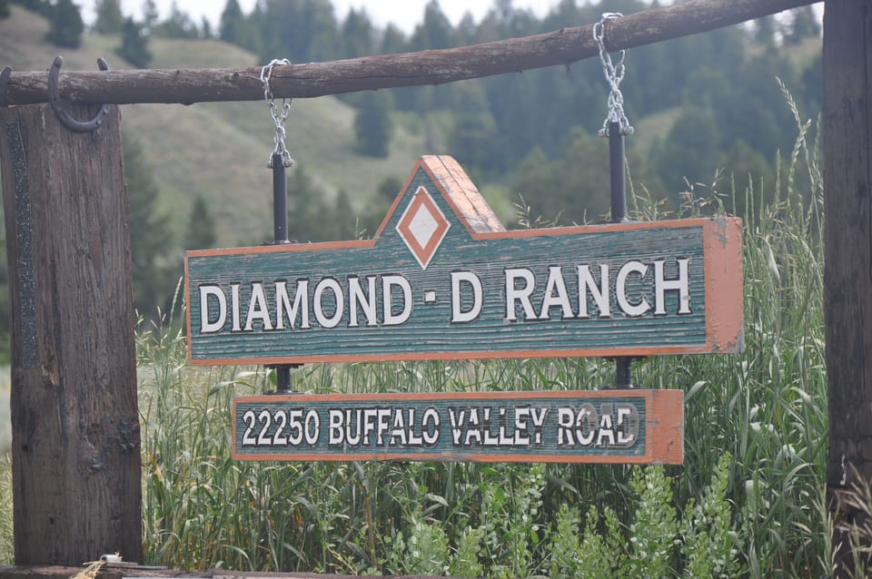 Diamond D Ranch Sign