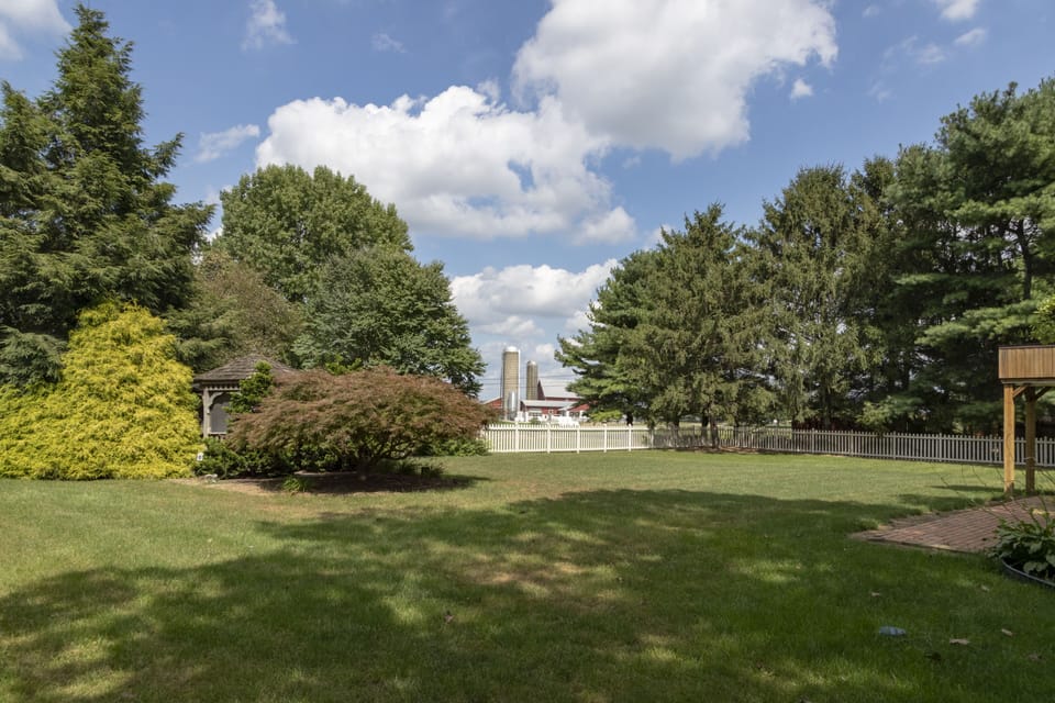 Back Lawn facing North.