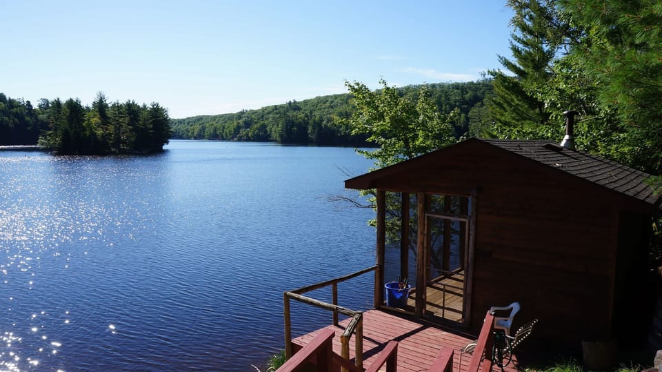 Sauna by the lake
