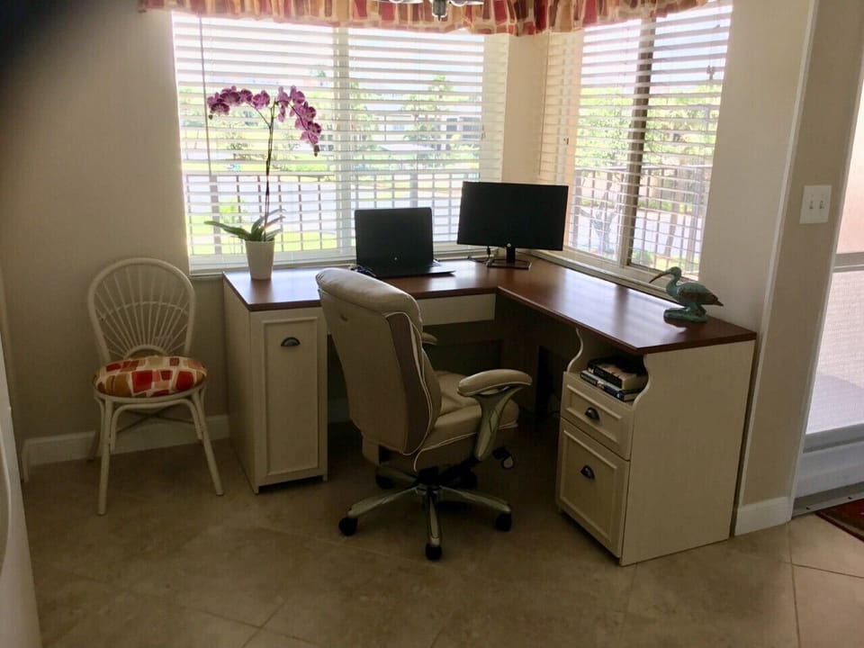 Desk in Kitchen