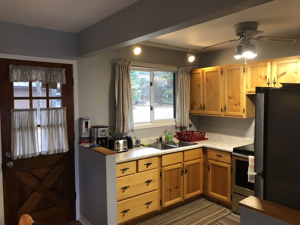 Fully stocked kitchen 