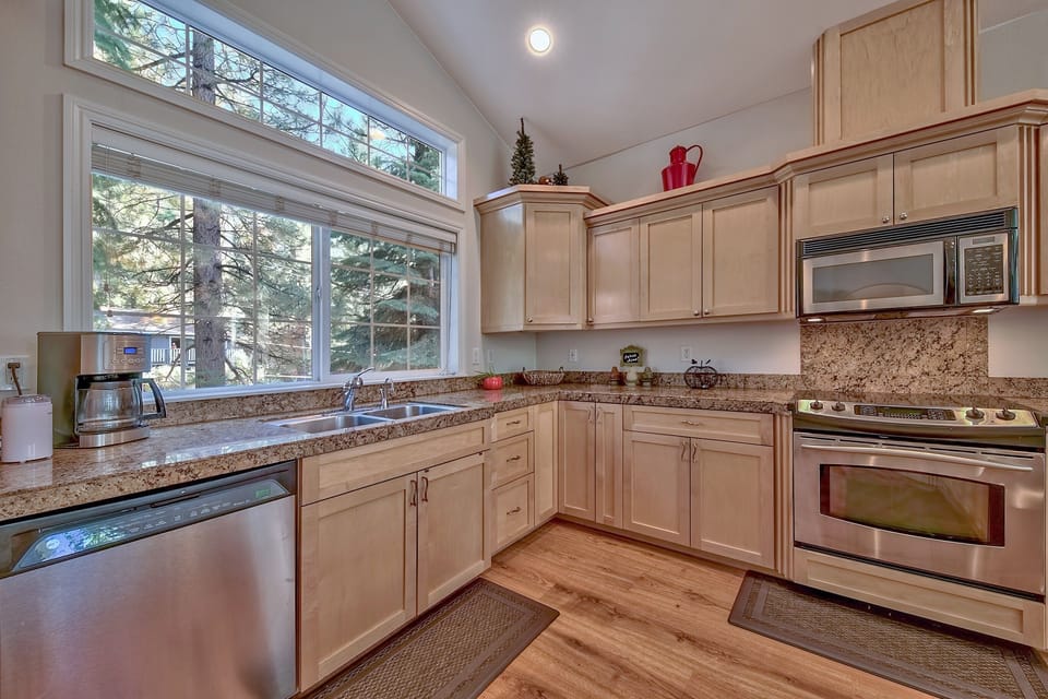 Well Equipped Kitchen.
