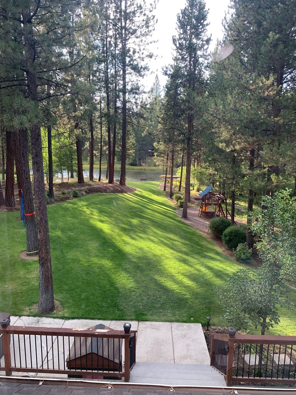 Yard down to the river