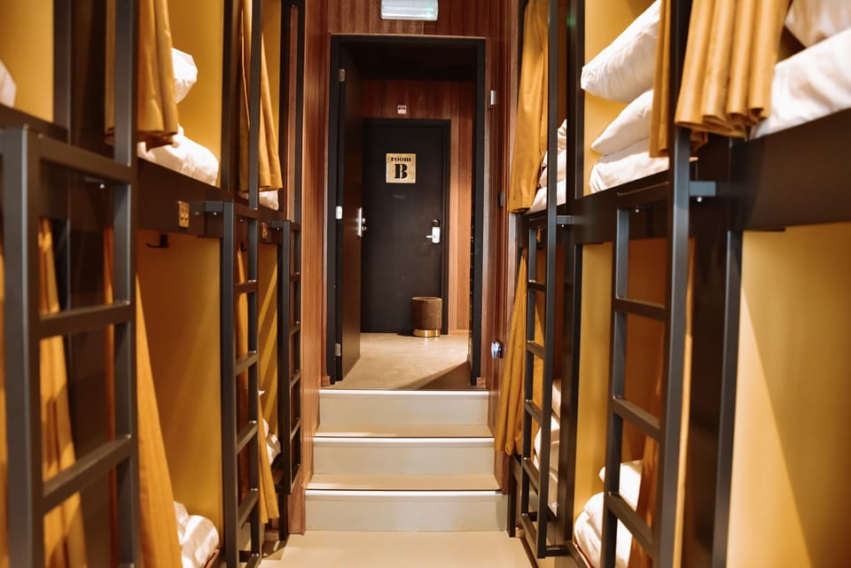 Capsule Bed in Shared Dormitory | Free WiFi