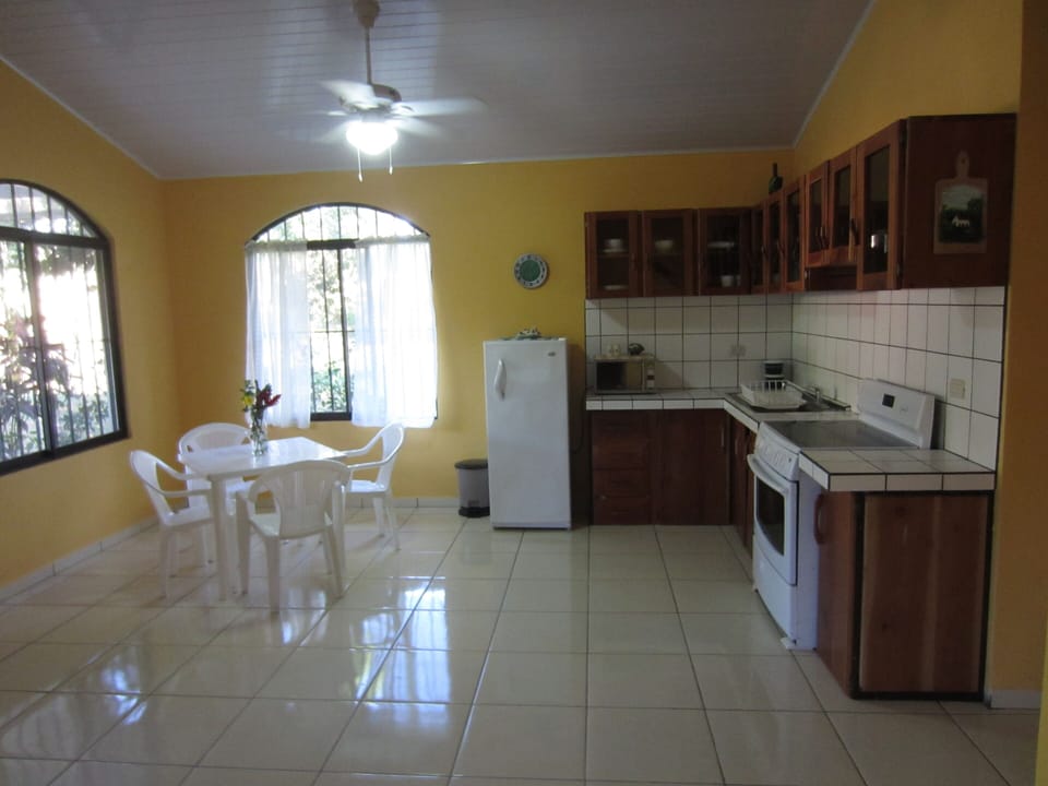 Spacious kitchen and dinette.