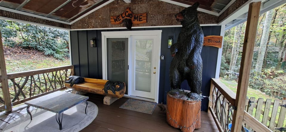 Inviting front porch