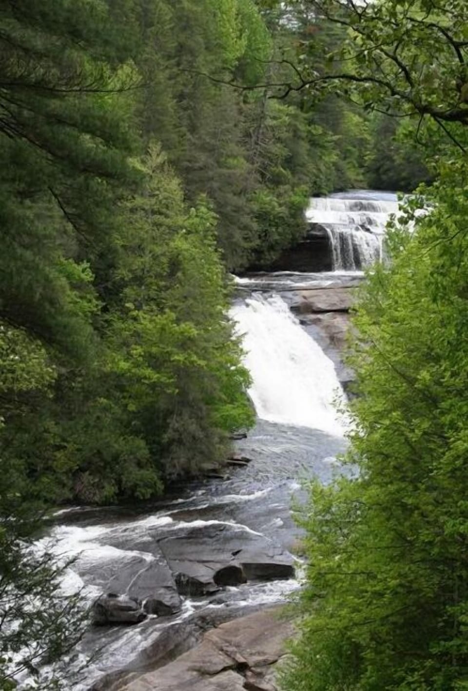 Dupont State Forest --Triple Falls--- Four different falls just down the street!