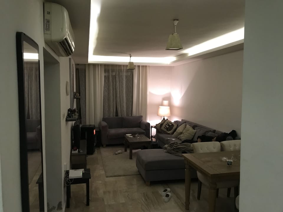 Apartment, 1 Bedroom | Living room | LCD TV