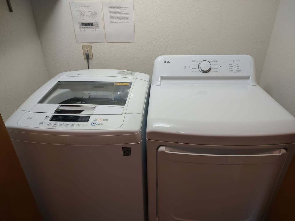 Wash & Dryer for your laundry convenience  