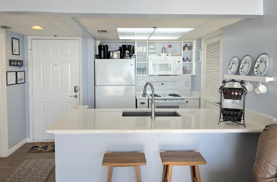 Bar seating for two