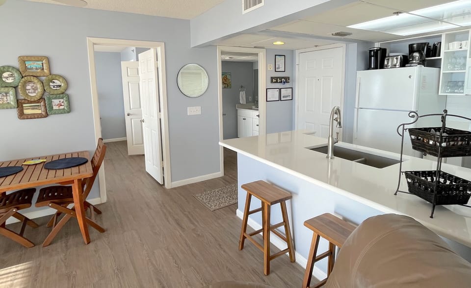 Bathroom can be accessed from bedroom or from living area