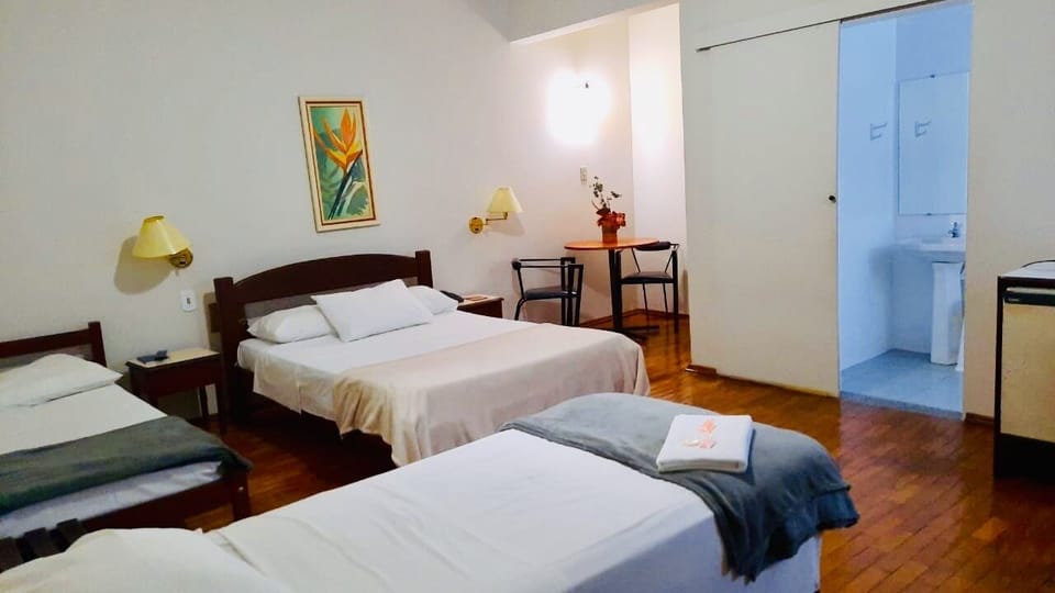 Family Quadruple Room, Multiple Beds | Desk, WiFi (free), bed sheets