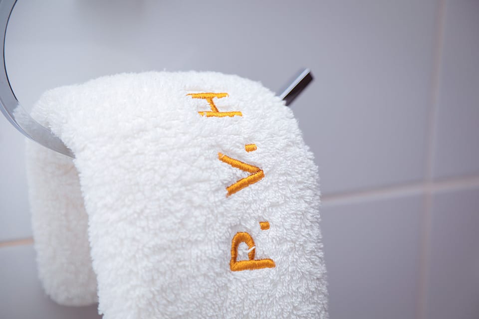 Free toiletries, towels