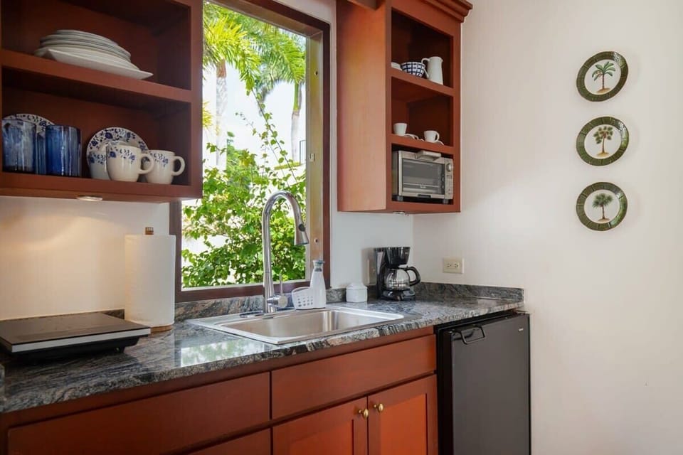 The villa's kitchenette  