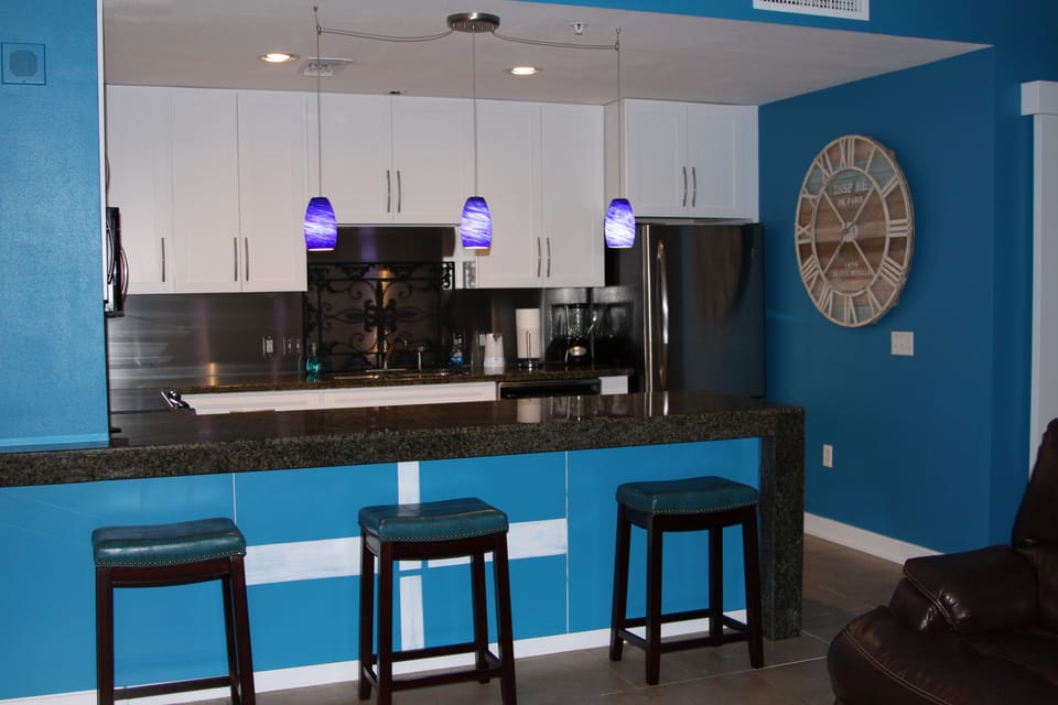 Make breakfast, lunch or dinner in this amazing beach view kitchen.  