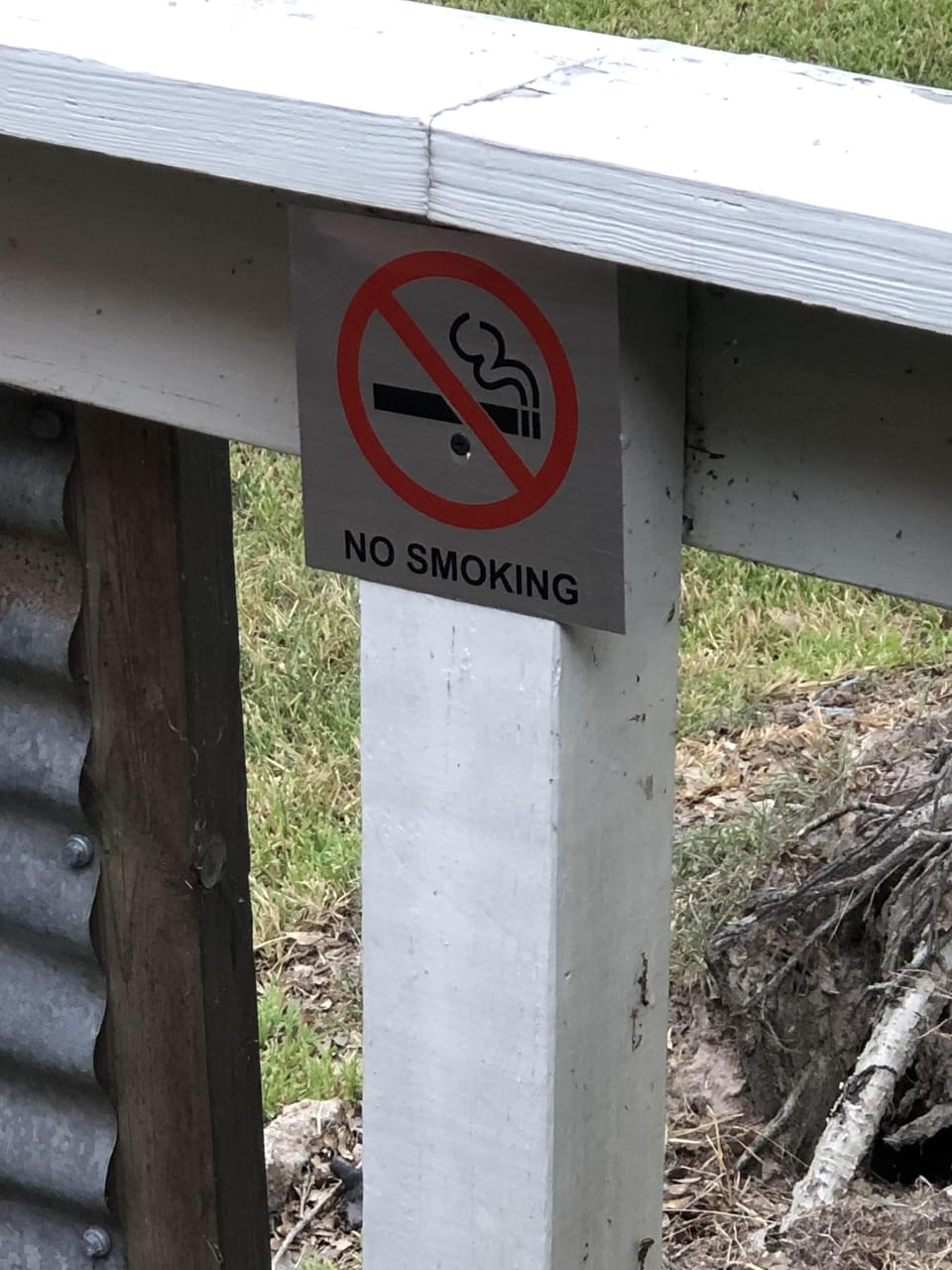 NO smoking on any porches attached to Home