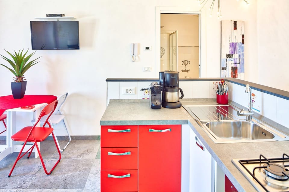 Kitchen, Living Room