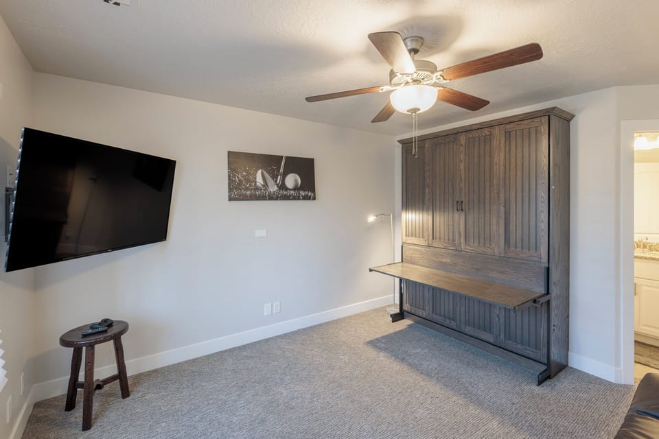 Upstairs Living Area with Murphy Bed Desk