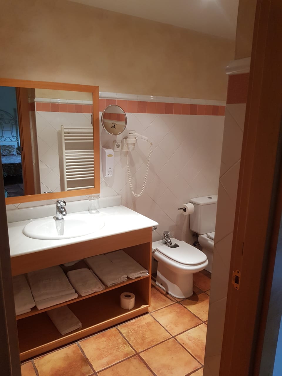 Double or Twin Room, Mountain View | Bathroom | Free toiletries, hair dryer, bidet, towels