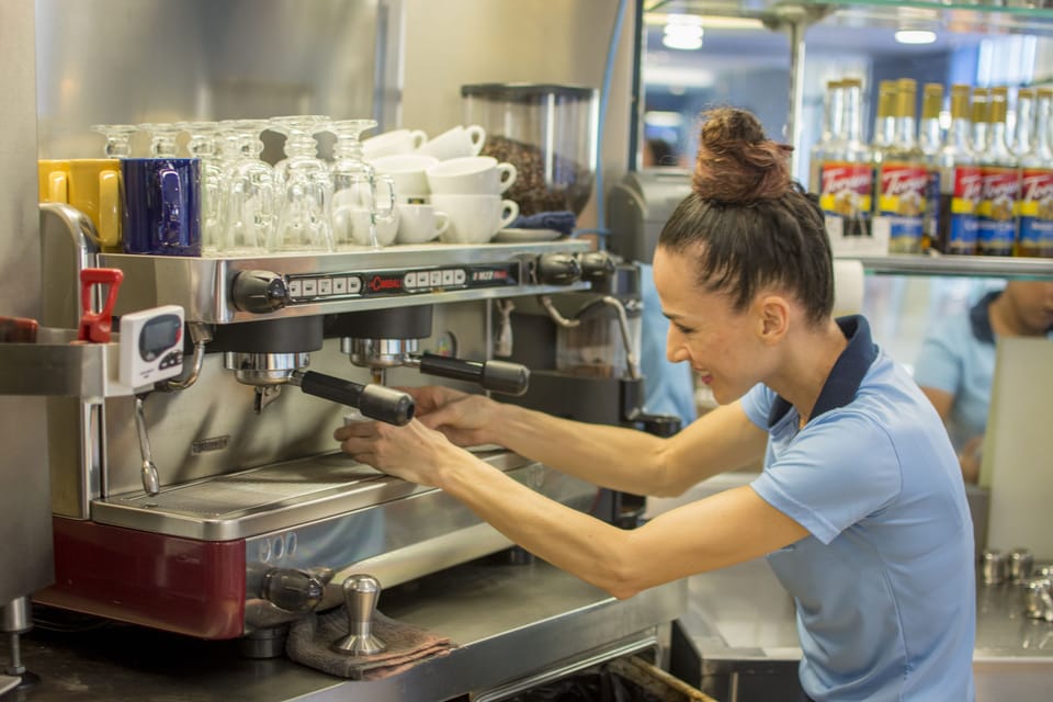 Daily cooked-to-order breakfast for a fee