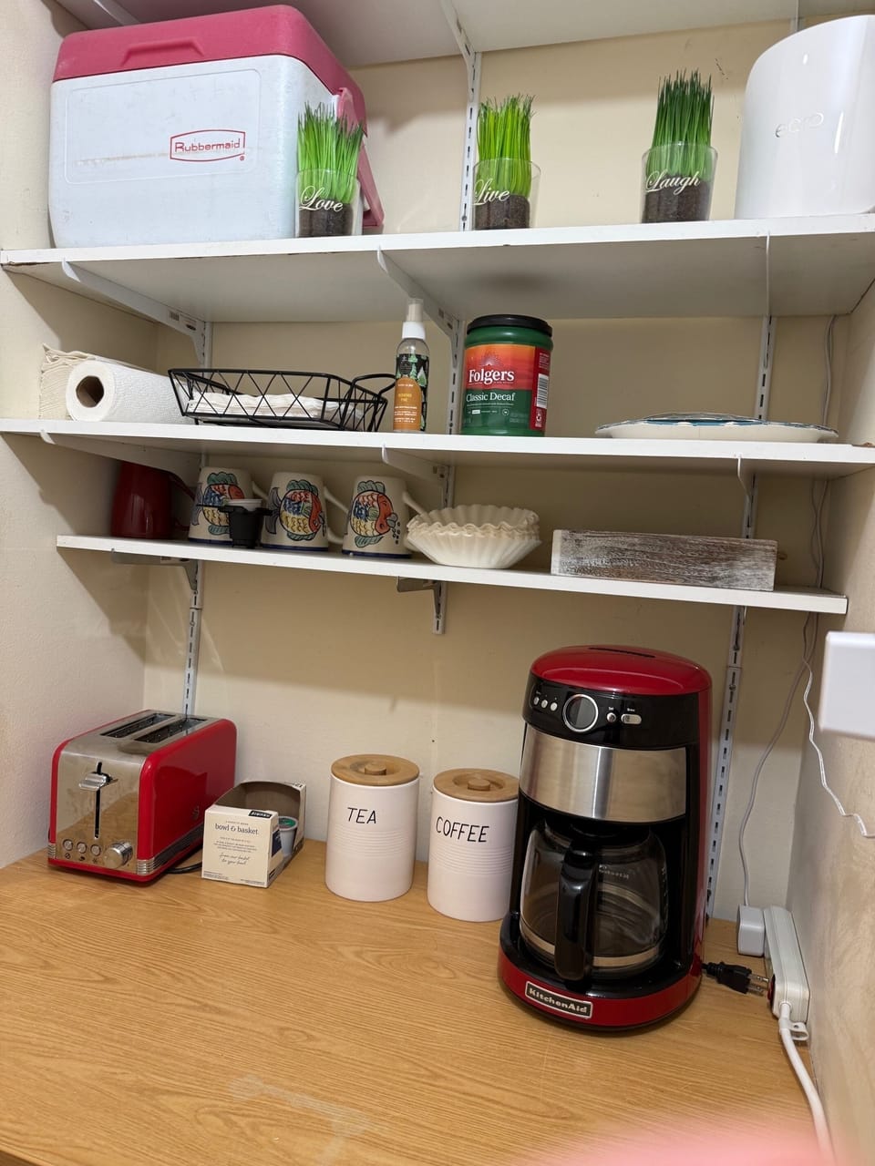 Pantry coffee station
