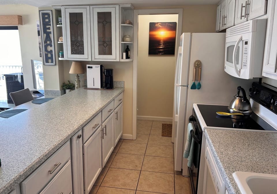 Large Ocean View Kitchen with Access from Foyer