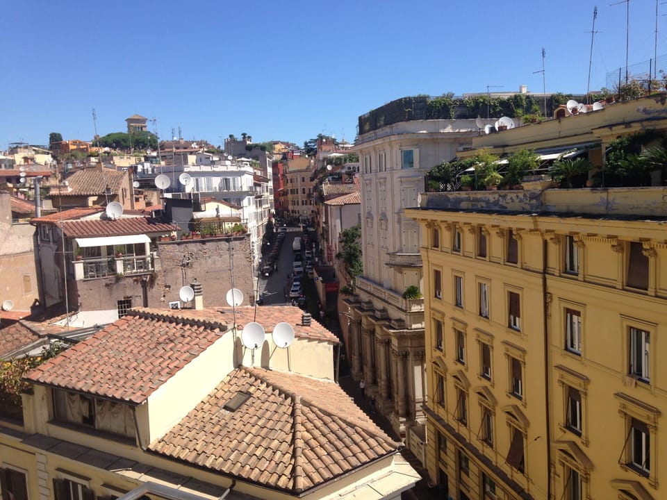 view from the balcony