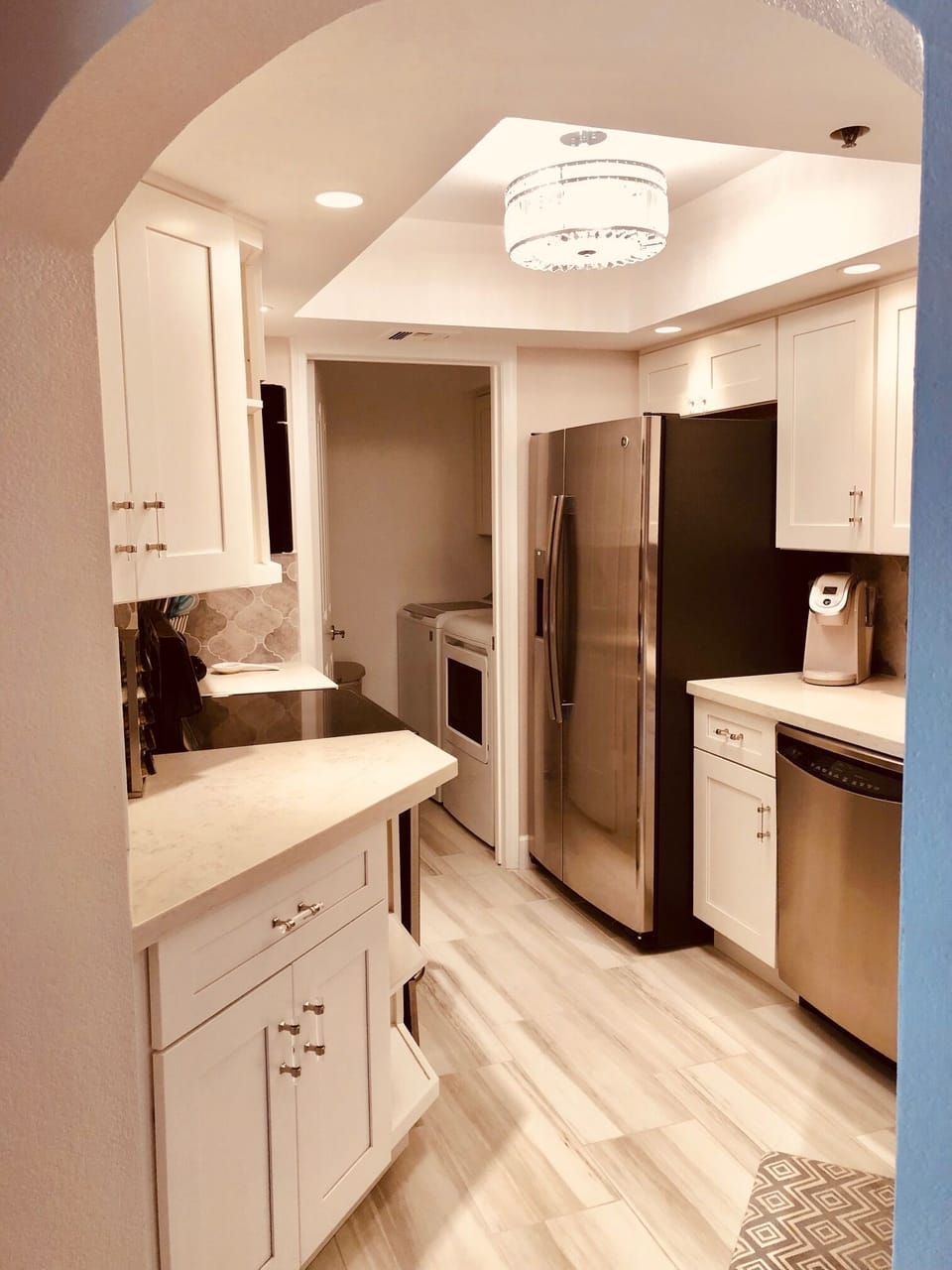 Brand new kitchen with elegant quartz counters. All new cabinets&  appliances! 