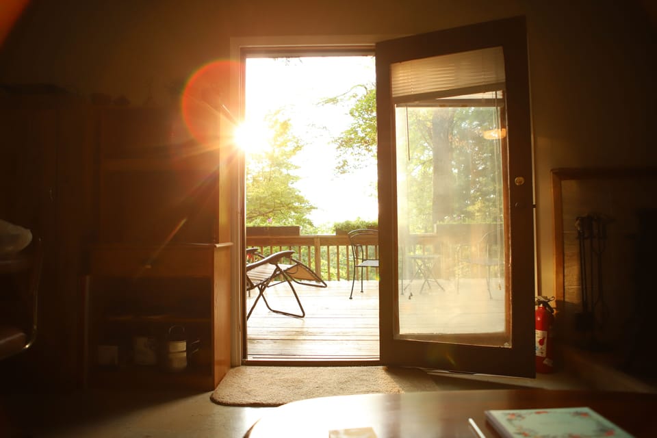  Sunset from living room