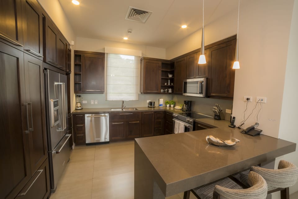Condo, Multiple Beds (Los Suenos Resort Miramar 5D Condo), 3 bedrooms | Private kitchen | Coffee/tea maker, full-size fridge, microwave, oven