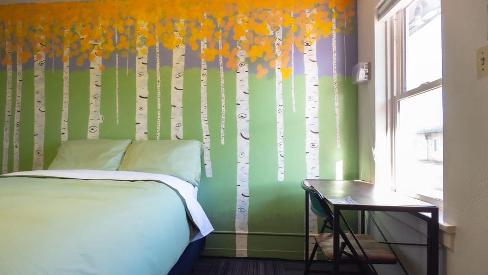 Basic Double Room | Down comforters, iron/ironing board (on request), WiFi (free)