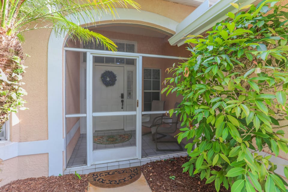 Front screened-in porch.