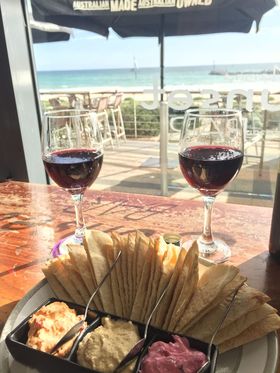 Sunset Bar afternoon drinks