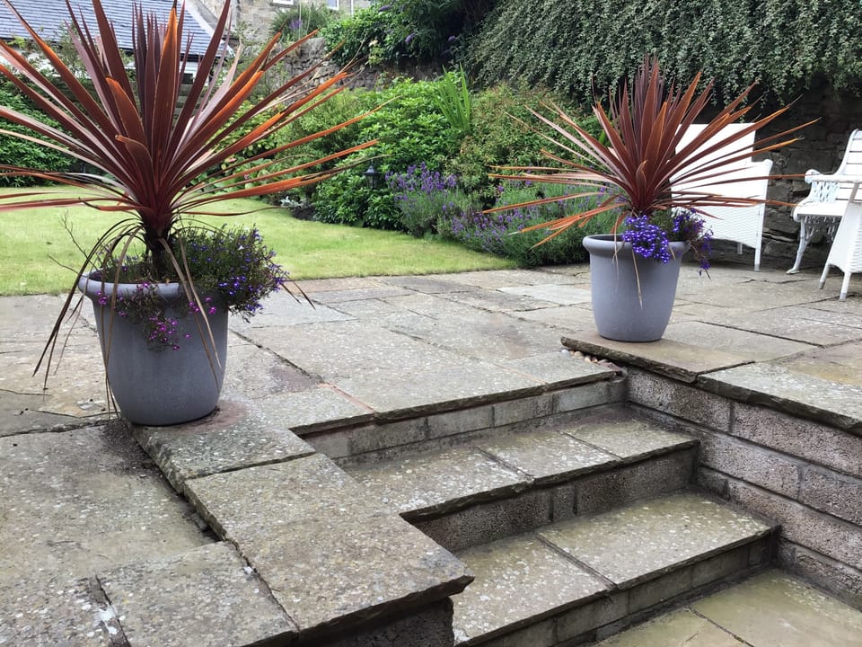 Private rear garden