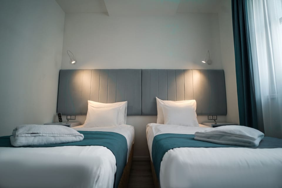 Standard Twin Room | In-room safe, individually decorated, desk, free WiFi