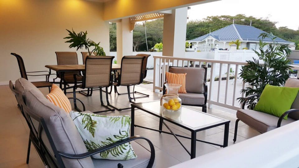 The Porch - a relaxing place for conversation or casual dining 