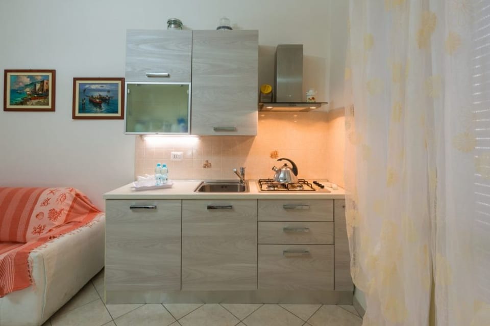 Studio (White) | Private kitchenette | Fridge