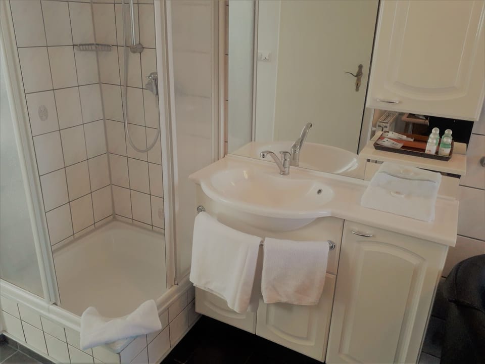 Single Room | Bathroom | Free toiletries, hair dryer, towels
