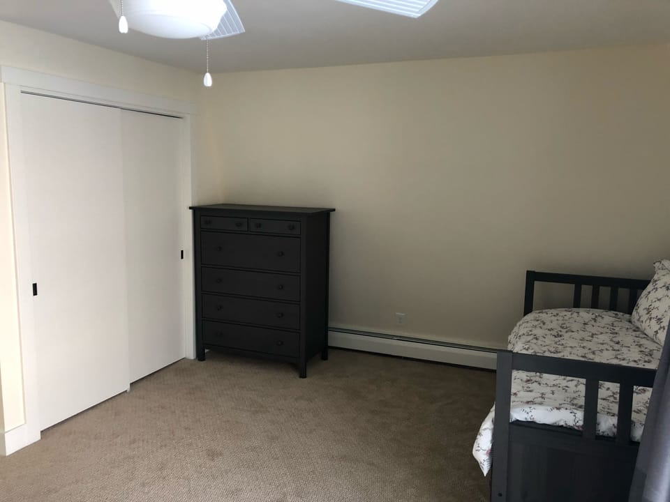 Master bedroom has 2 large closets.