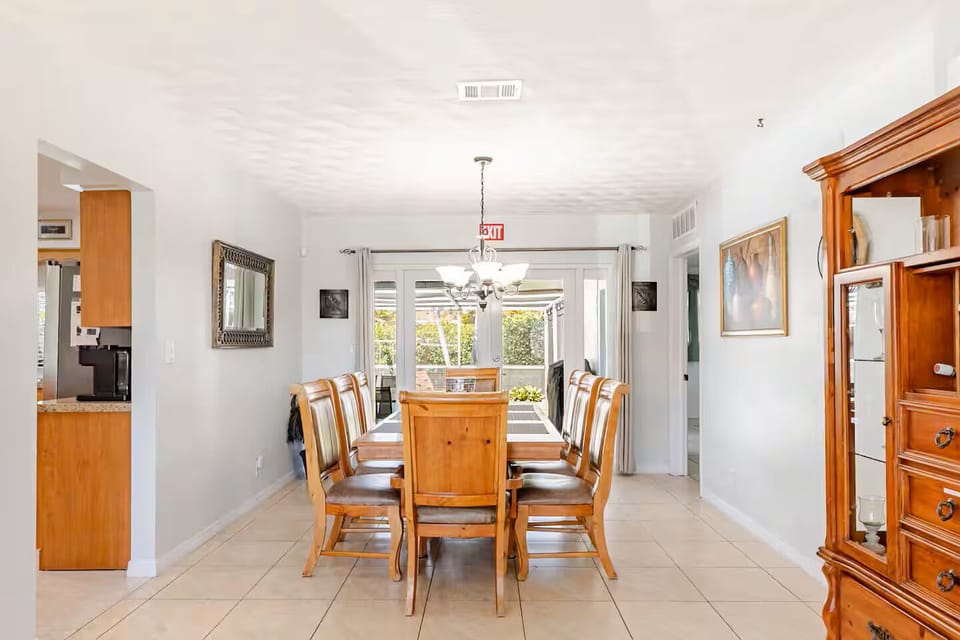 Formal dining area