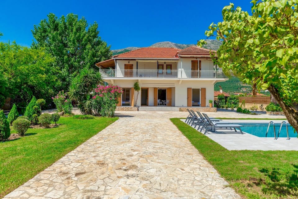 Large villa with wide gardens