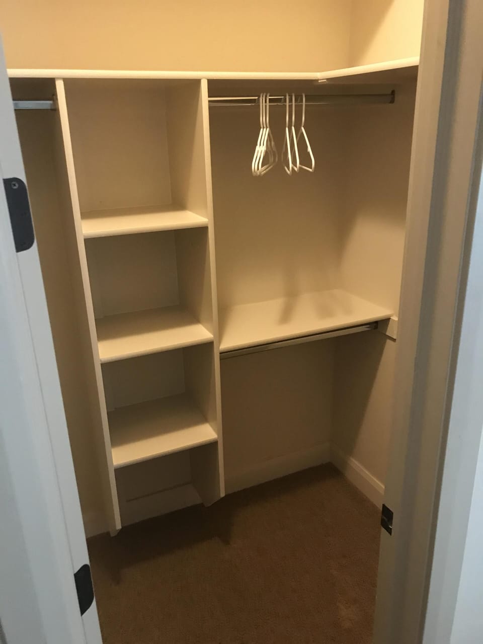 Twin room walk-in closet