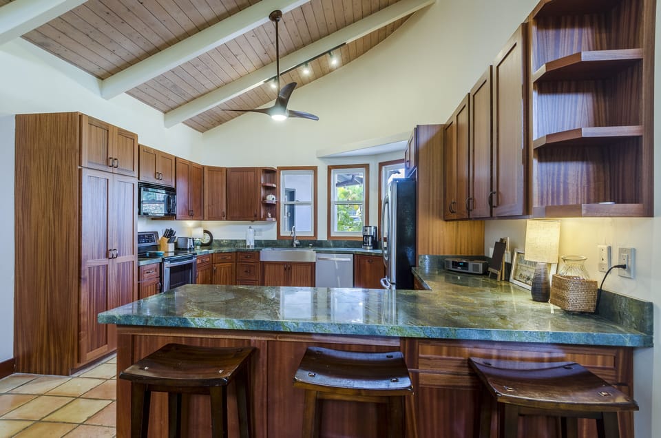 Newly remodeled kitchen in 2016. Stocked with all the essentials and then some:)
