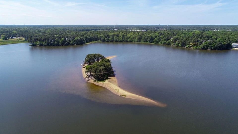 Great Island 1 acre.  Great for exploring, fishing or sitting on a beach chair